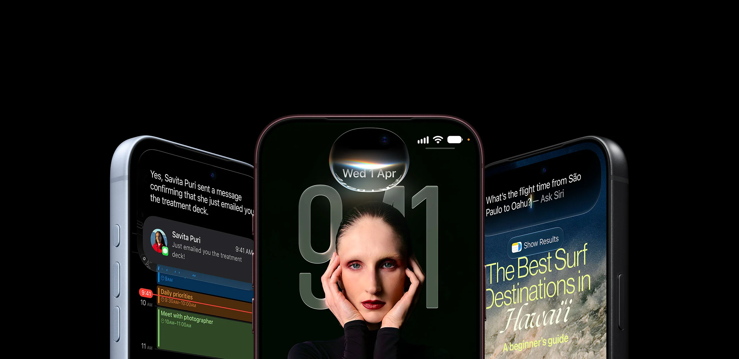 Siri. Personal, private,<br/>and powerful.